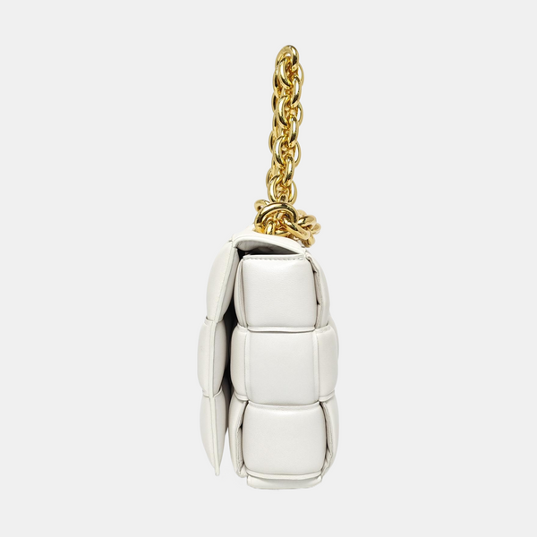Cassette Medium Lambskin White