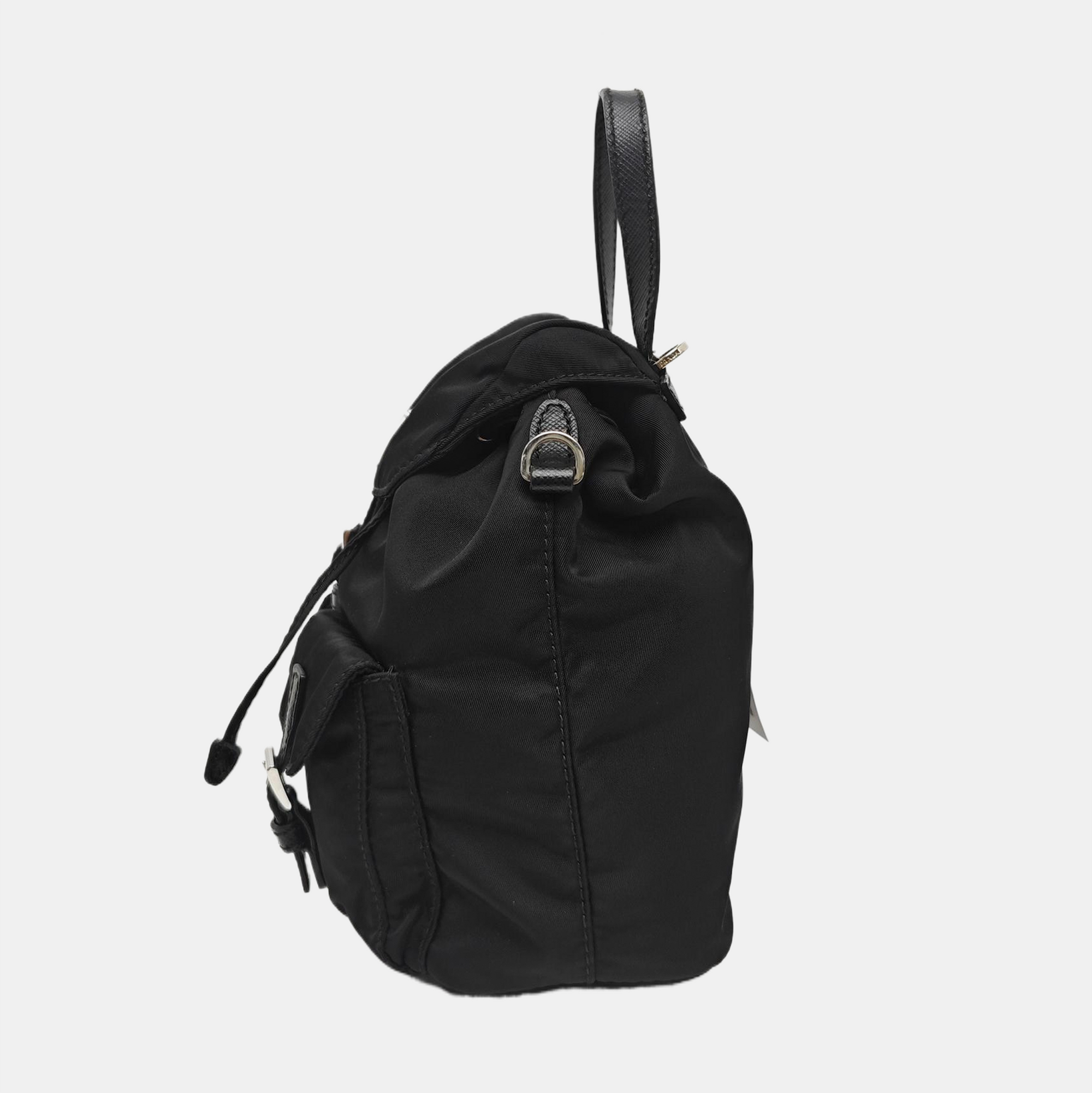 Nylon Shoulder Bag Mini Black