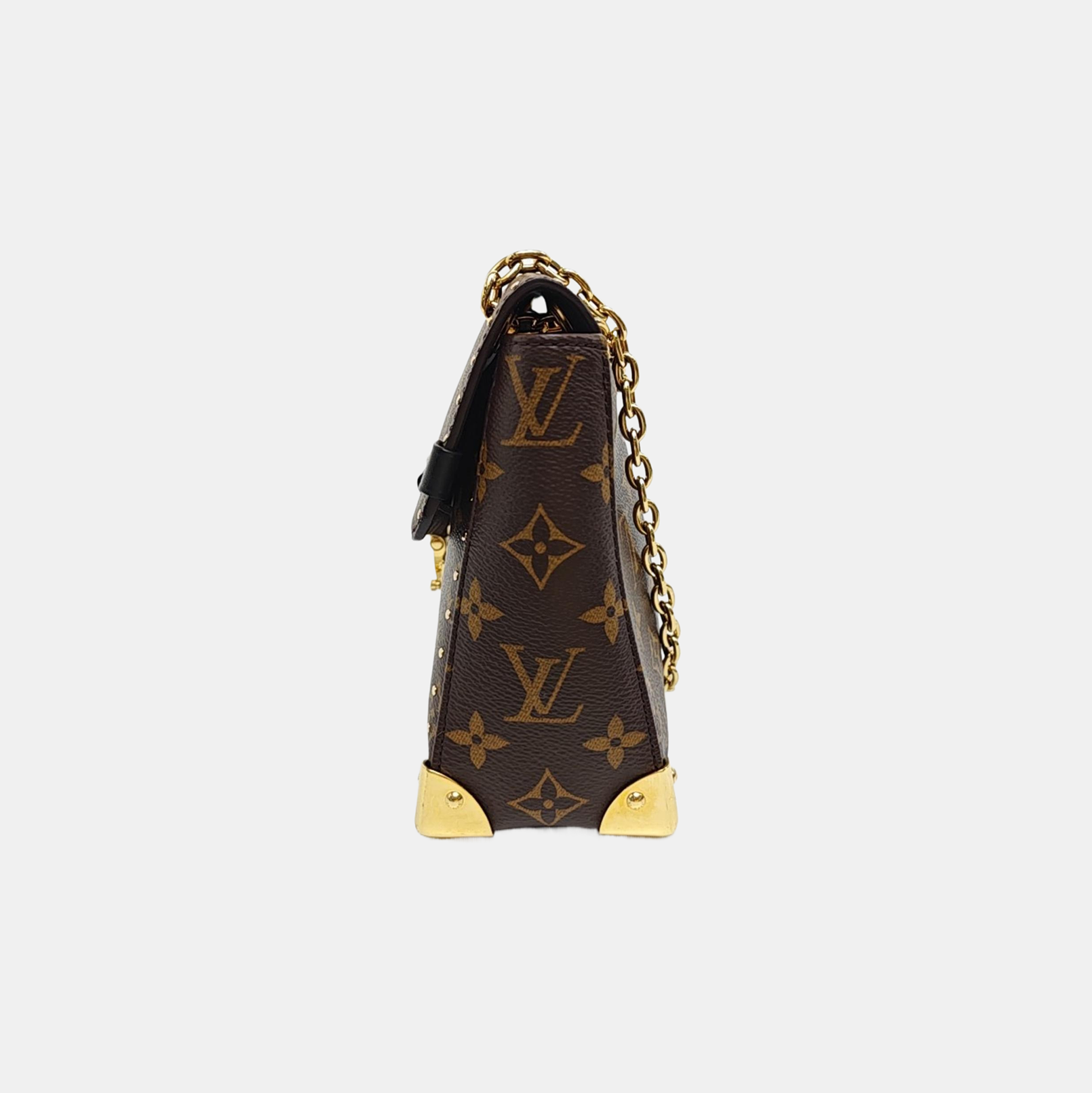 TRUNKIE Monogram Coated Canvas Brown