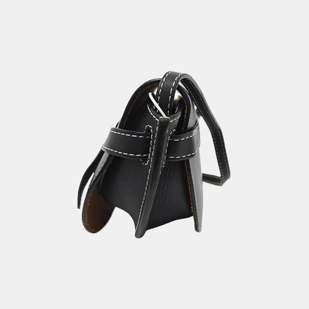 Gate Mini Calfskin Black