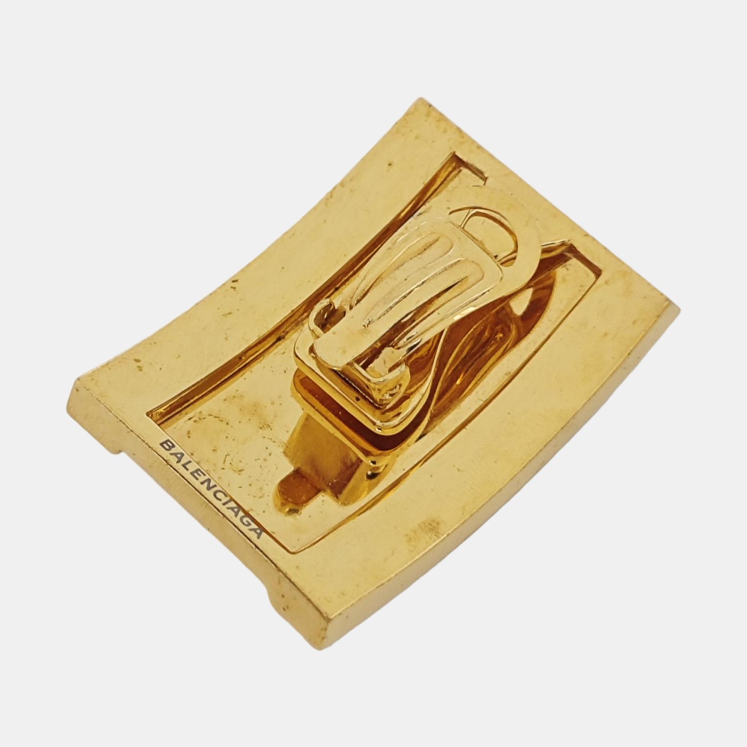 Metal Gold Clip On Earrings