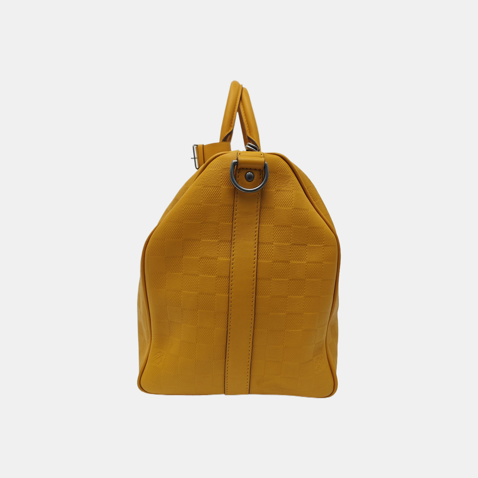 KEEPALL Calfskin Yellow