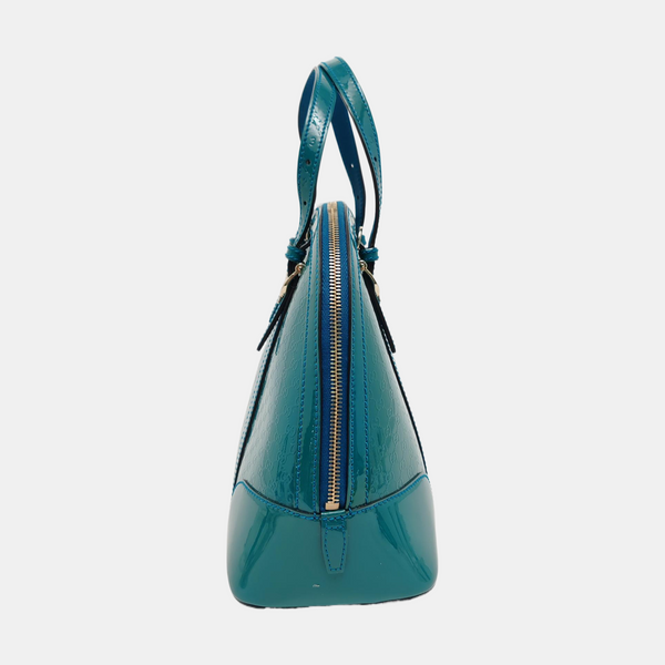 Monogram Patent Leather Blue