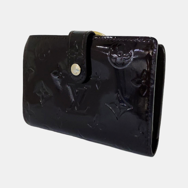VIENNOIS Monogram Patent Leather Red Wallet