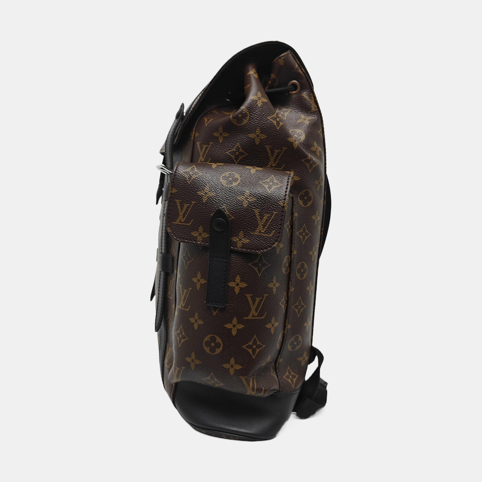 CHRISTOPHER MM Monogram Coated Canvas Brown