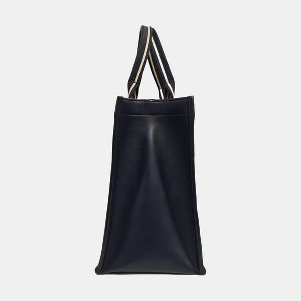 Book Tote Medium Oblique Canvas Blue