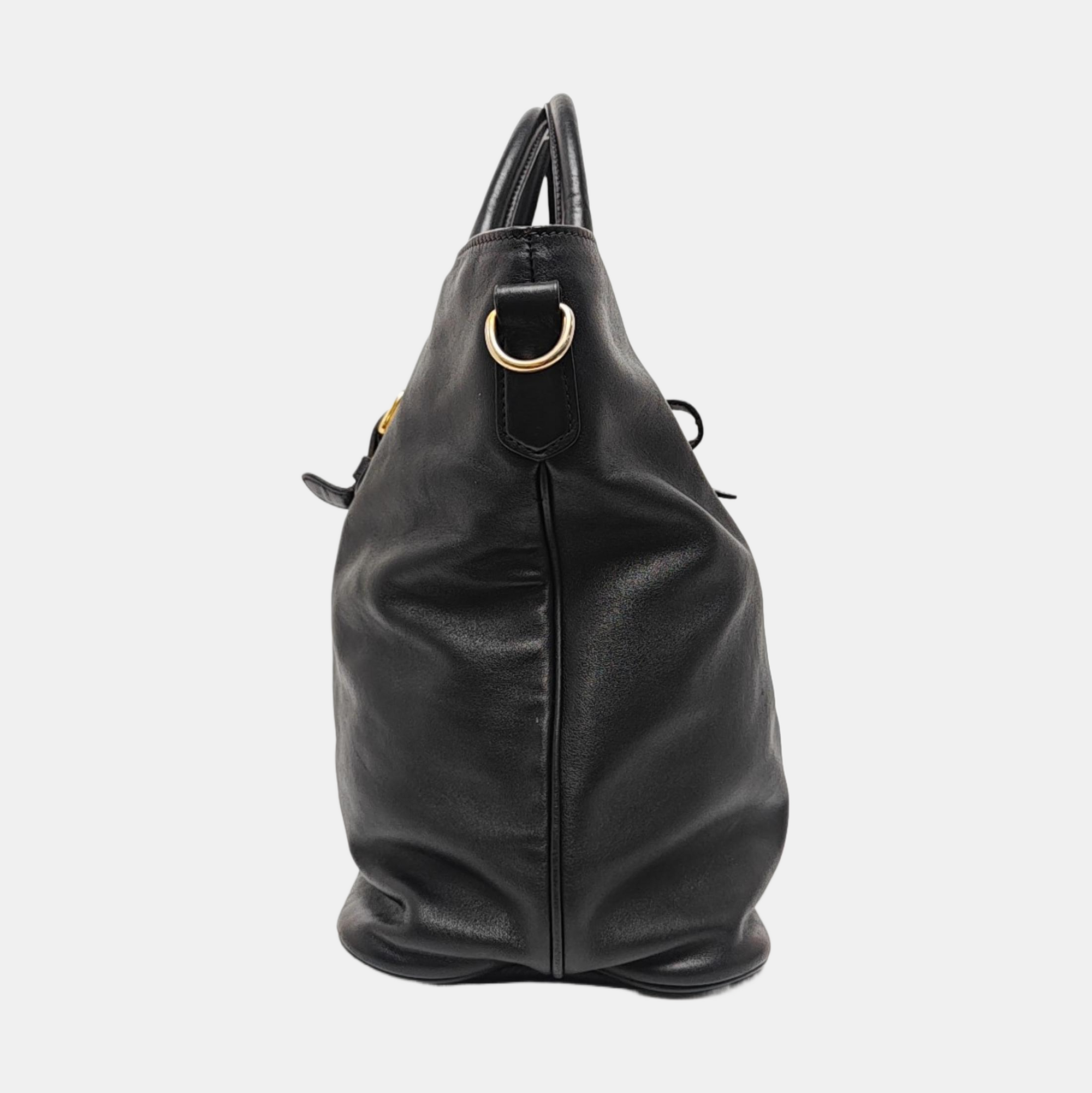 Calfskin Tote Bag Black