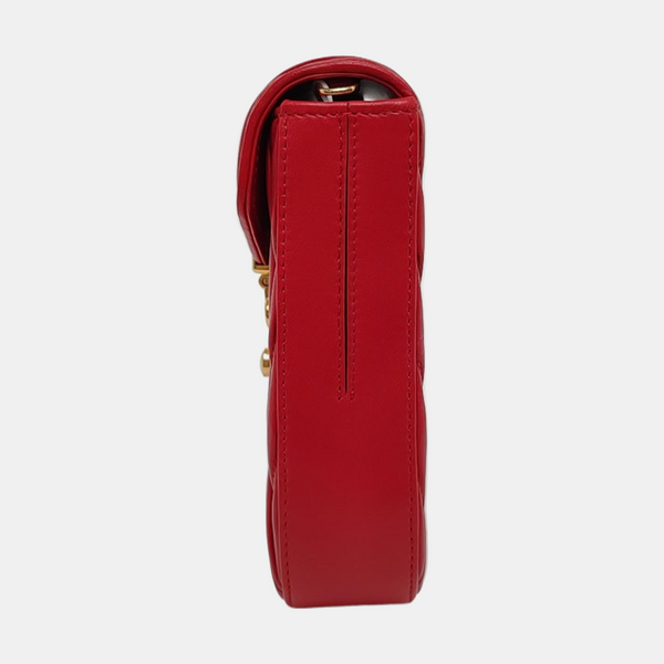 Matelassé Lambskin Red