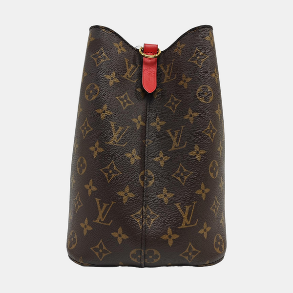 NÉONOÉ MM Monogram Coated Canvas Brown