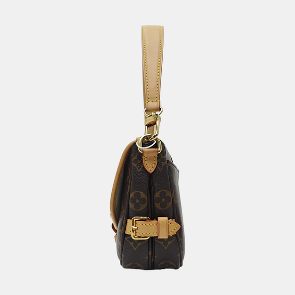 SAUMUR BB Monogram Coated Canvas Brown
