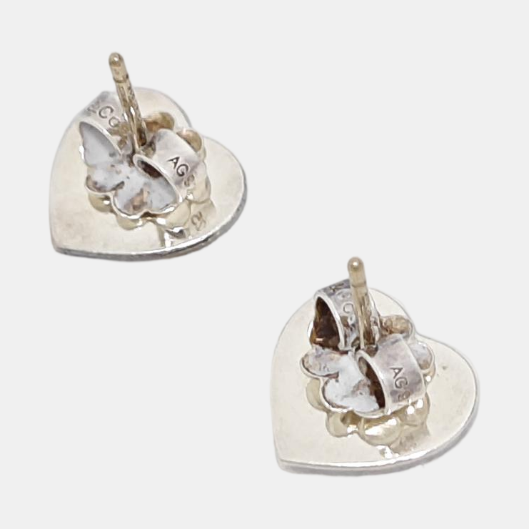 Return To Tiffany 925 Sterling Silver Stud Earrings