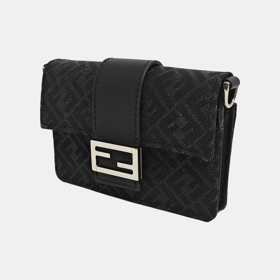 Authenticated pre-owned  Baguette Mini Fabric Black - Shoulder Bag at Looply