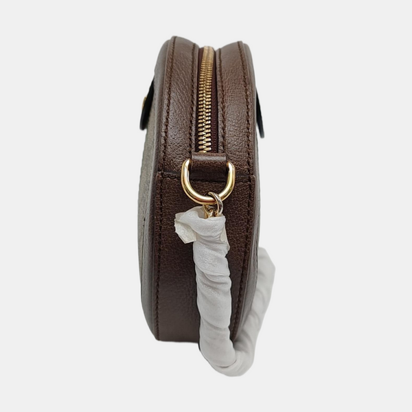 Ophidia Mini Monogram Coated Canvas Beige