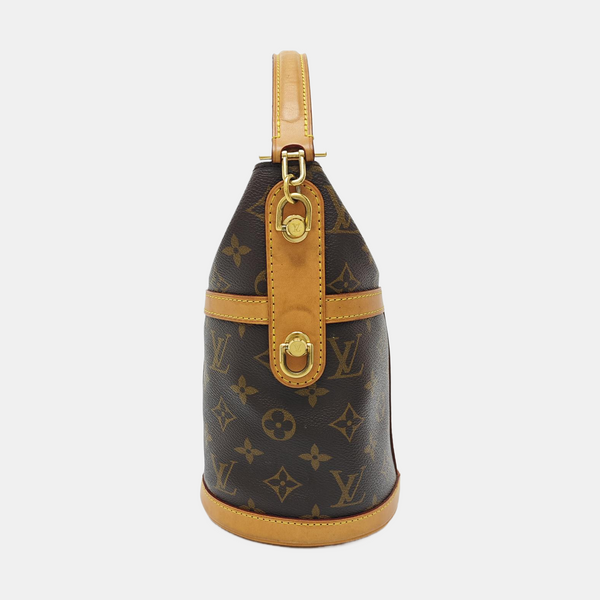 DUFFLE Monogram Coated Canvas Brown