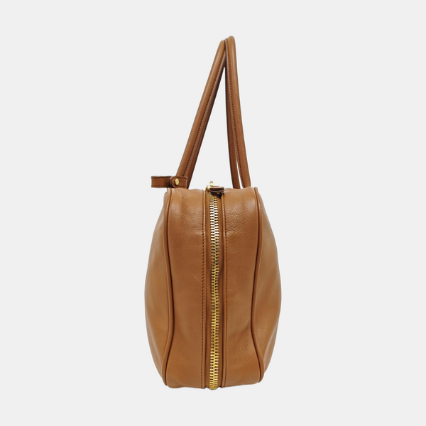 Beau Large Calfskin Brown