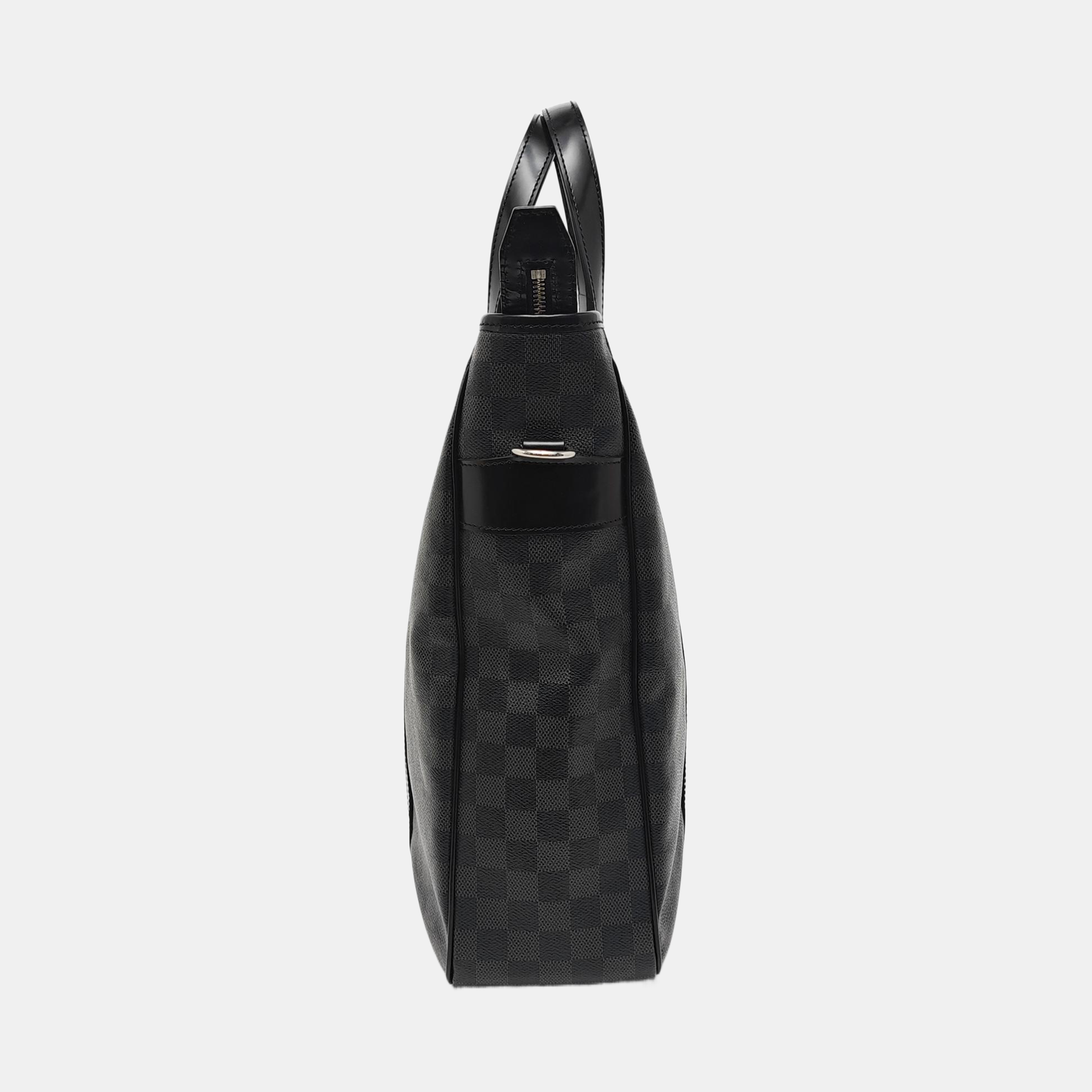 TADAO MM Damier Graphite Coated Canvas Gray