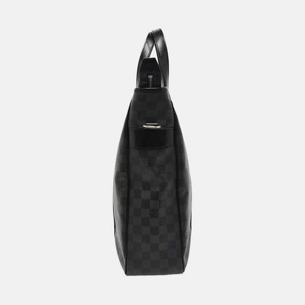 TADAO MM Damier Graphite Coated Canvas Gray