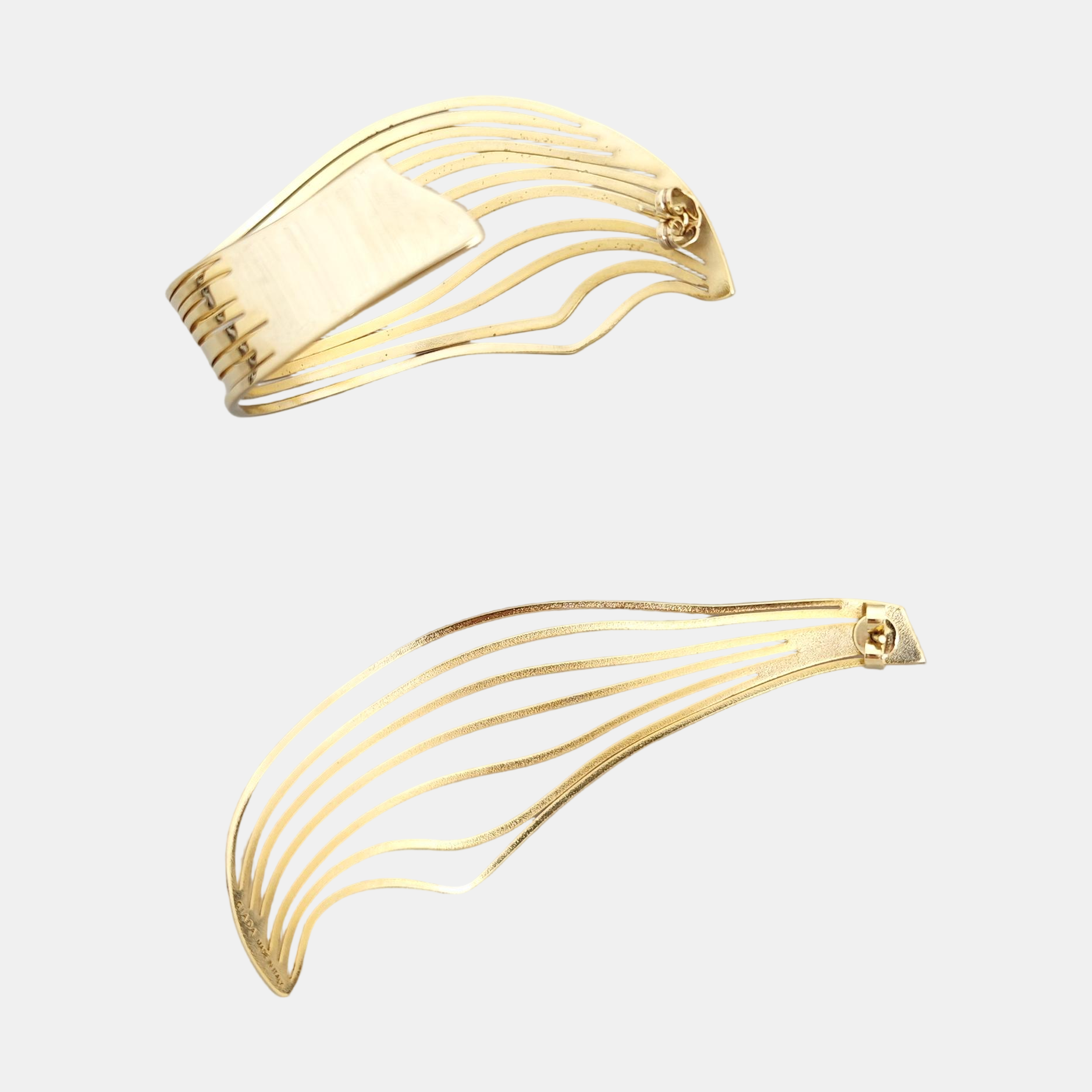 Metal Gold Stud Earrings