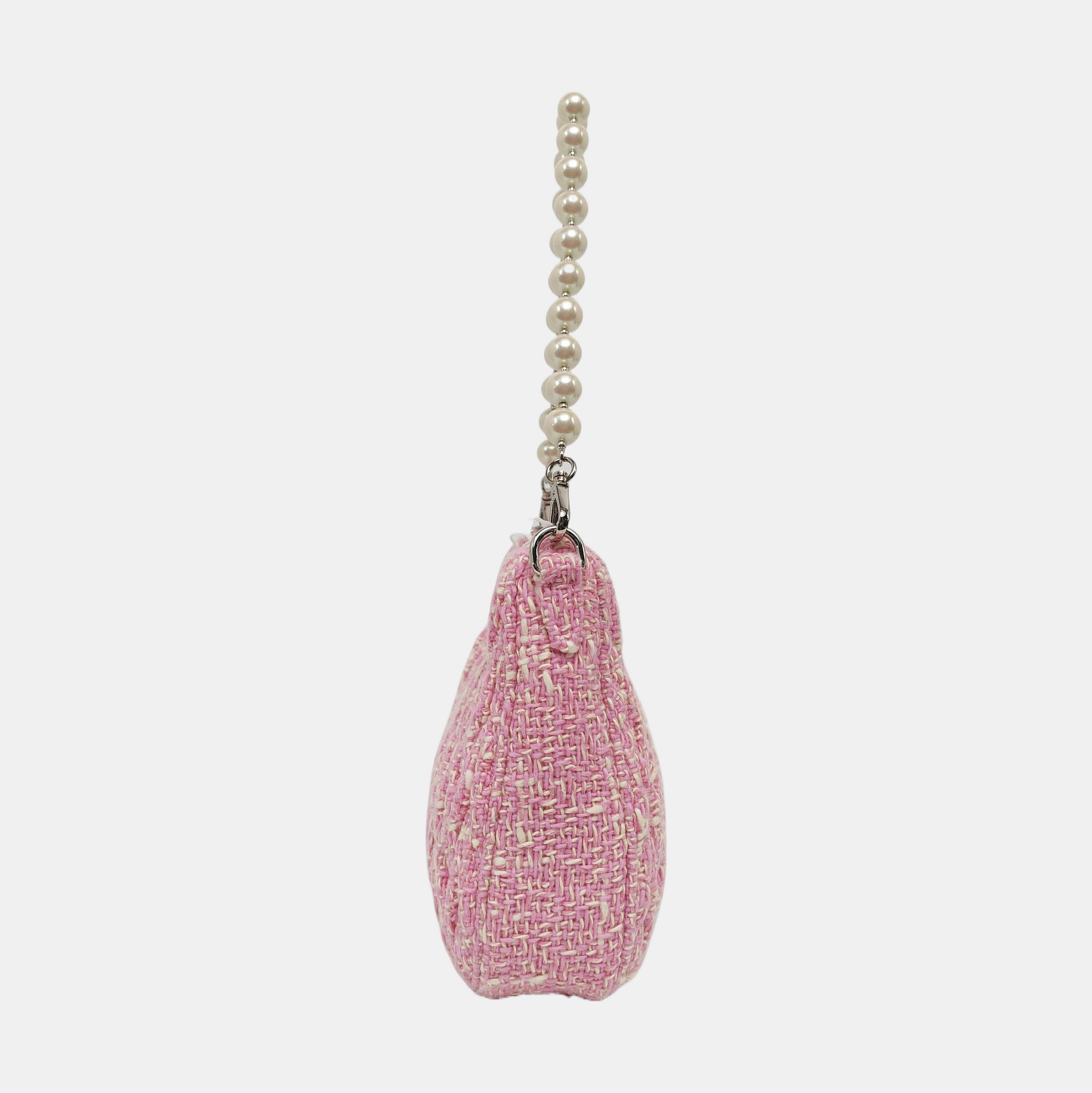 Fabric Crossbody Bag Pink