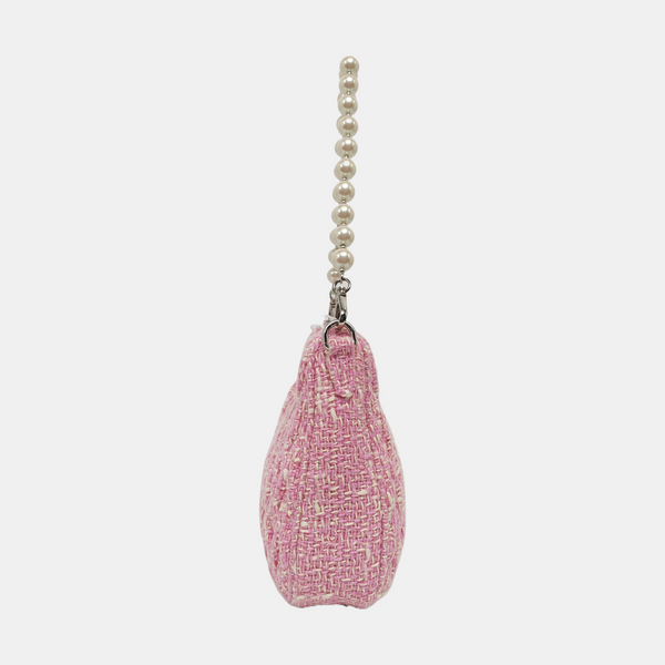 Fabric Crossbody Bag Pink