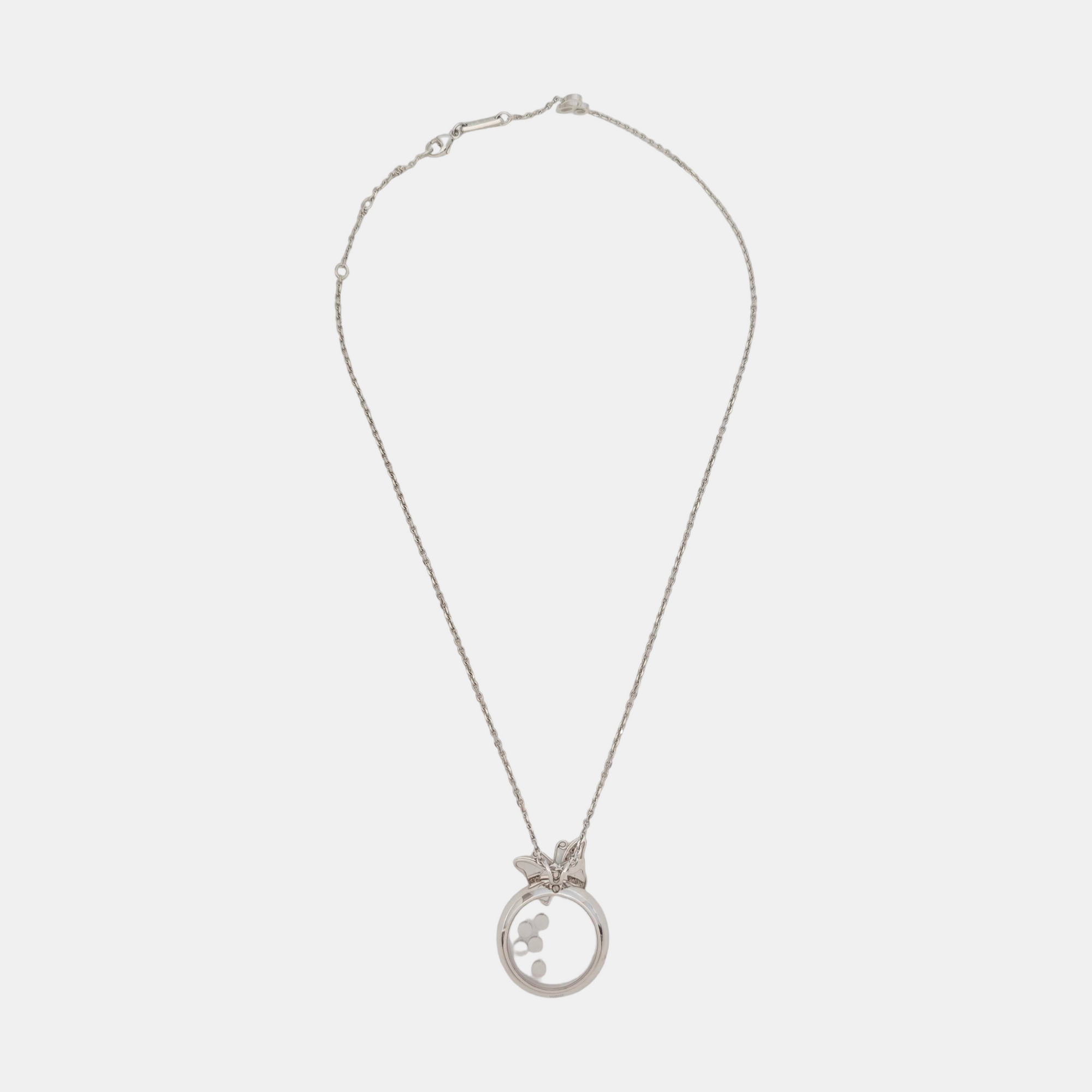 18k White Gold Silver Necklace