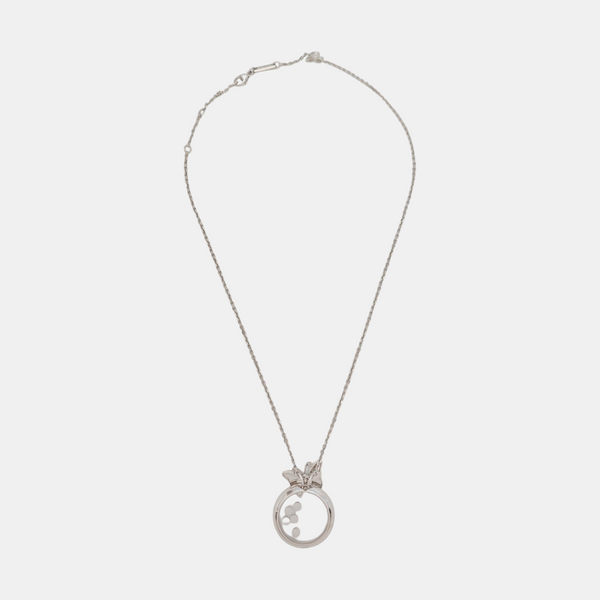 18k White Gold Silver Necklace
