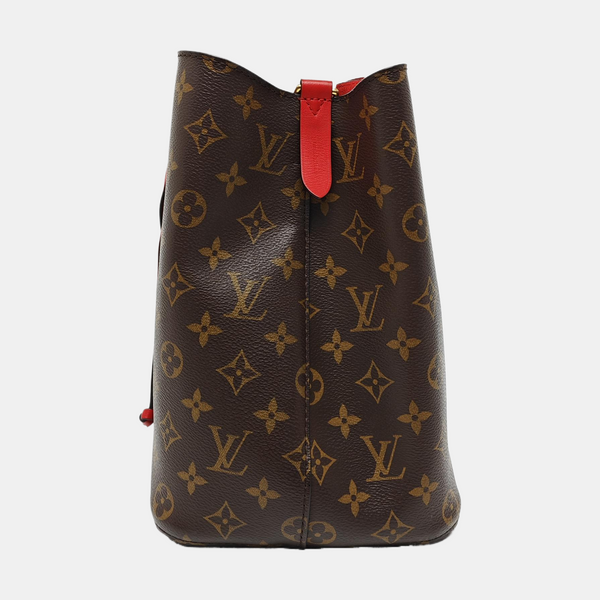 Authenticated pre-owned  NÉONOÉ MM Monogram Coated Canvas Brown - Bucket Bag at Looply