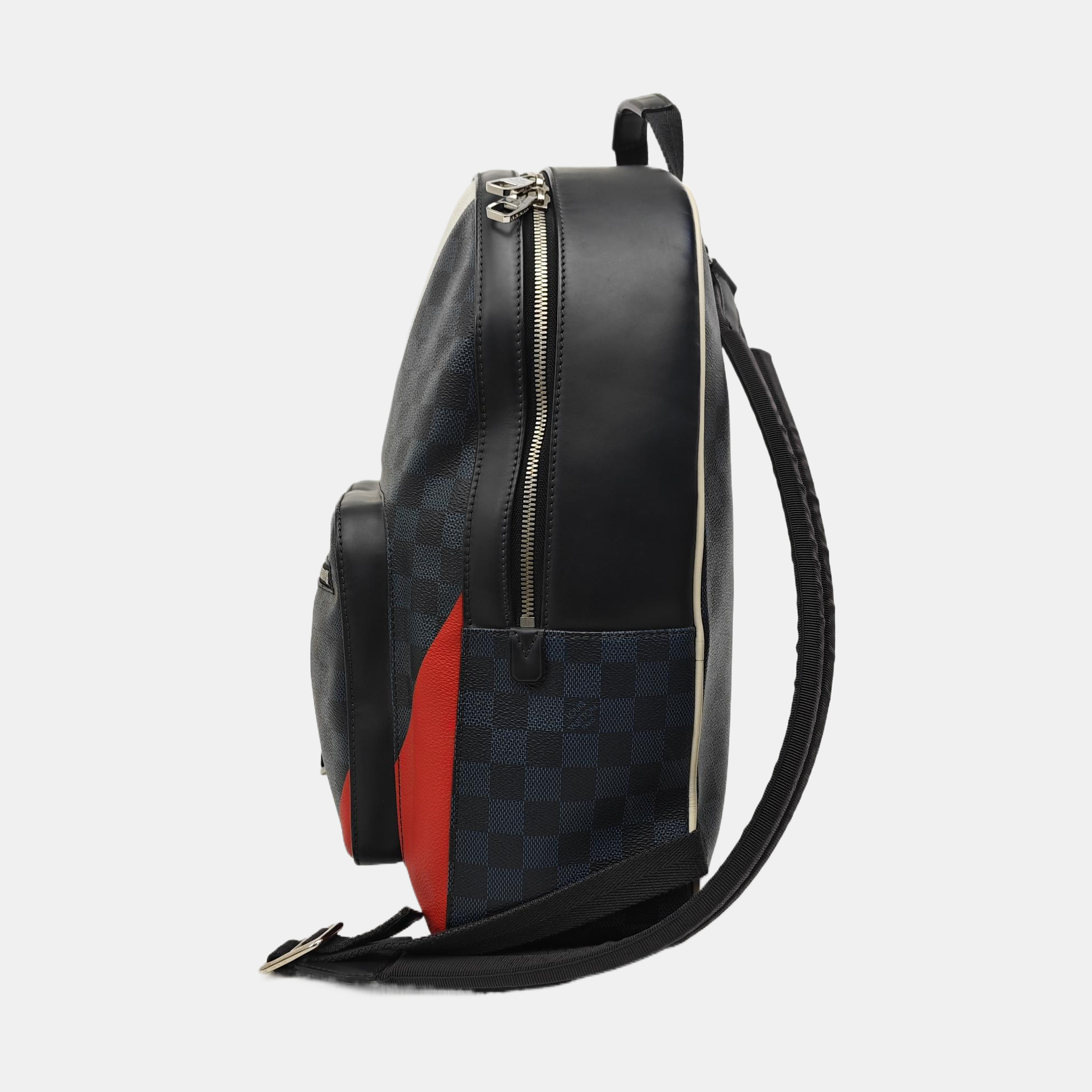 JOSH Damier Graphite Coated Canvas Black