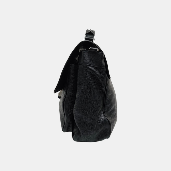 Calfskin Shoulder Bag Black