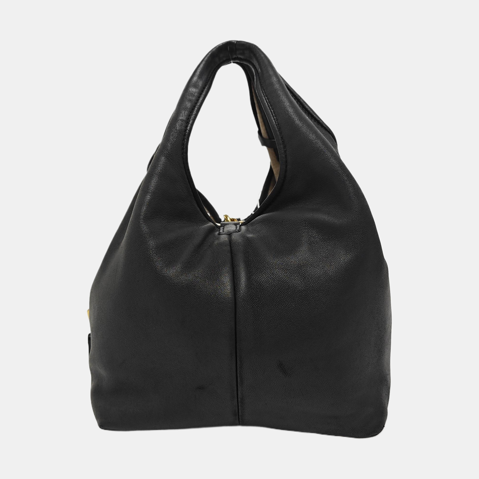 Calle Lambskin Black