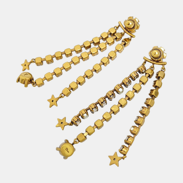 Perles De Désir Metal Gold Earrings