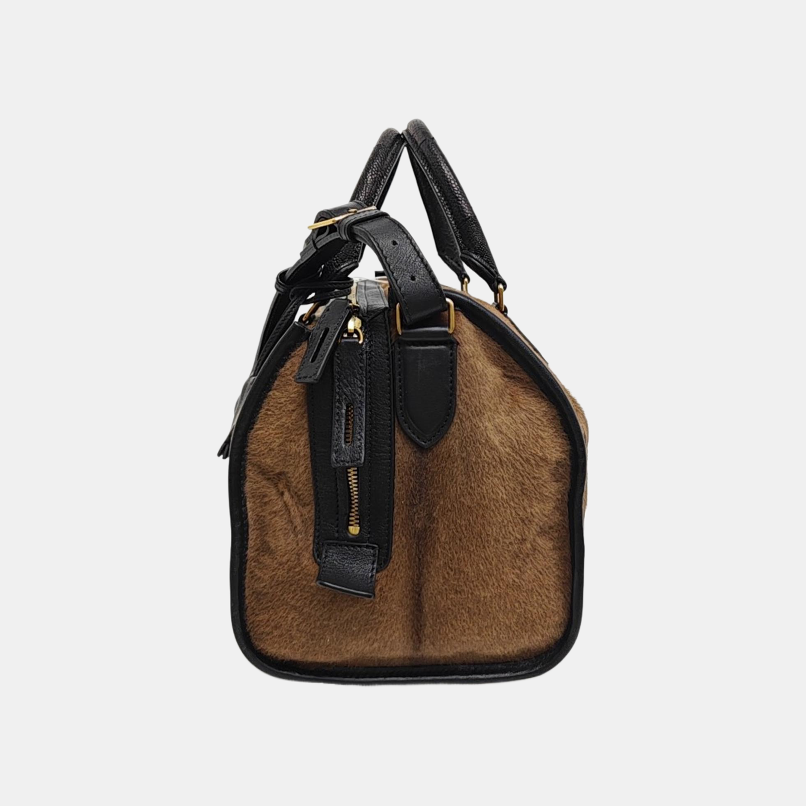 Horsehair Shoulder Bag Brown