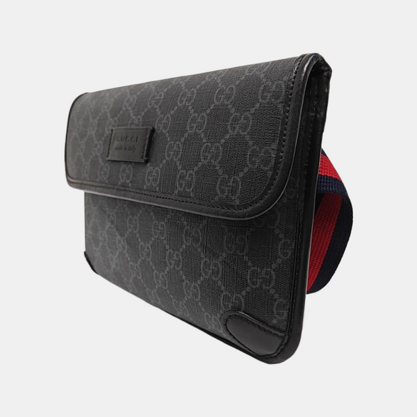 Neo Vintage Monogram Coated Canvas Black