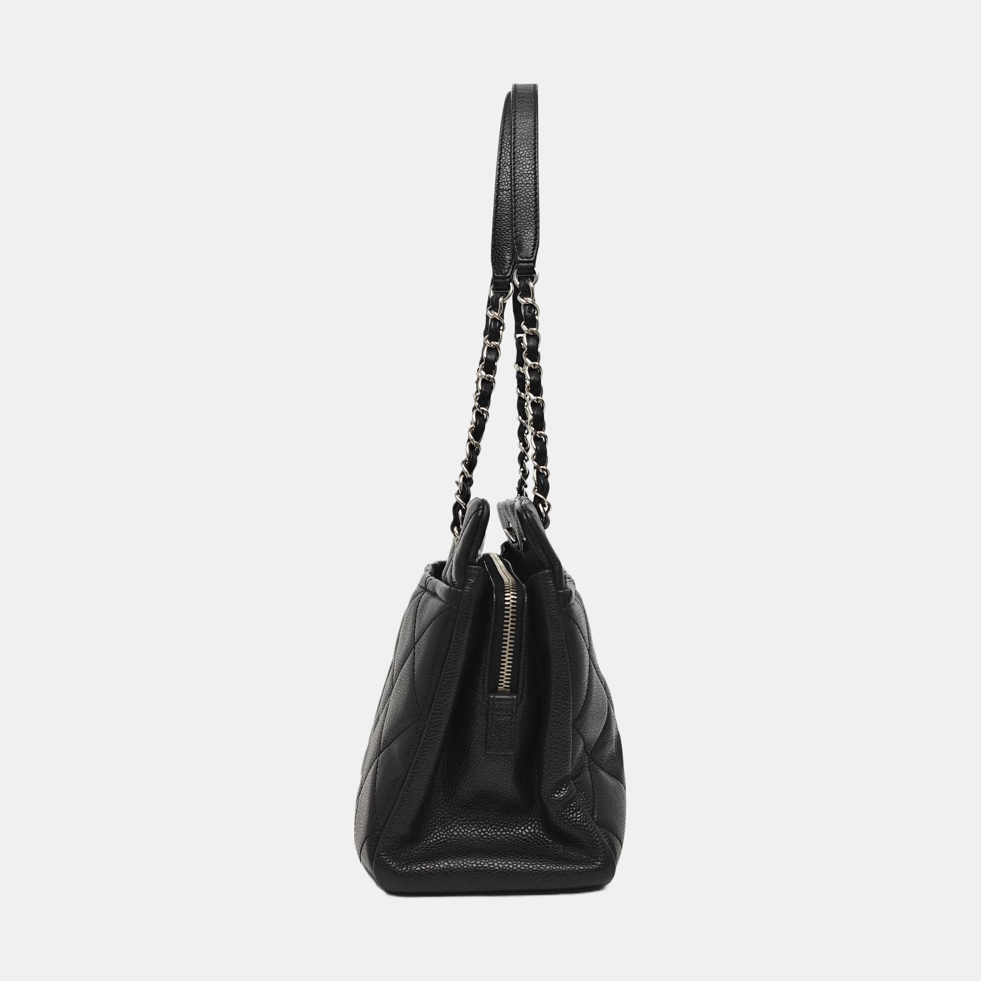 CC TIMELESS SOFT Quilted Grained Calfskin Black