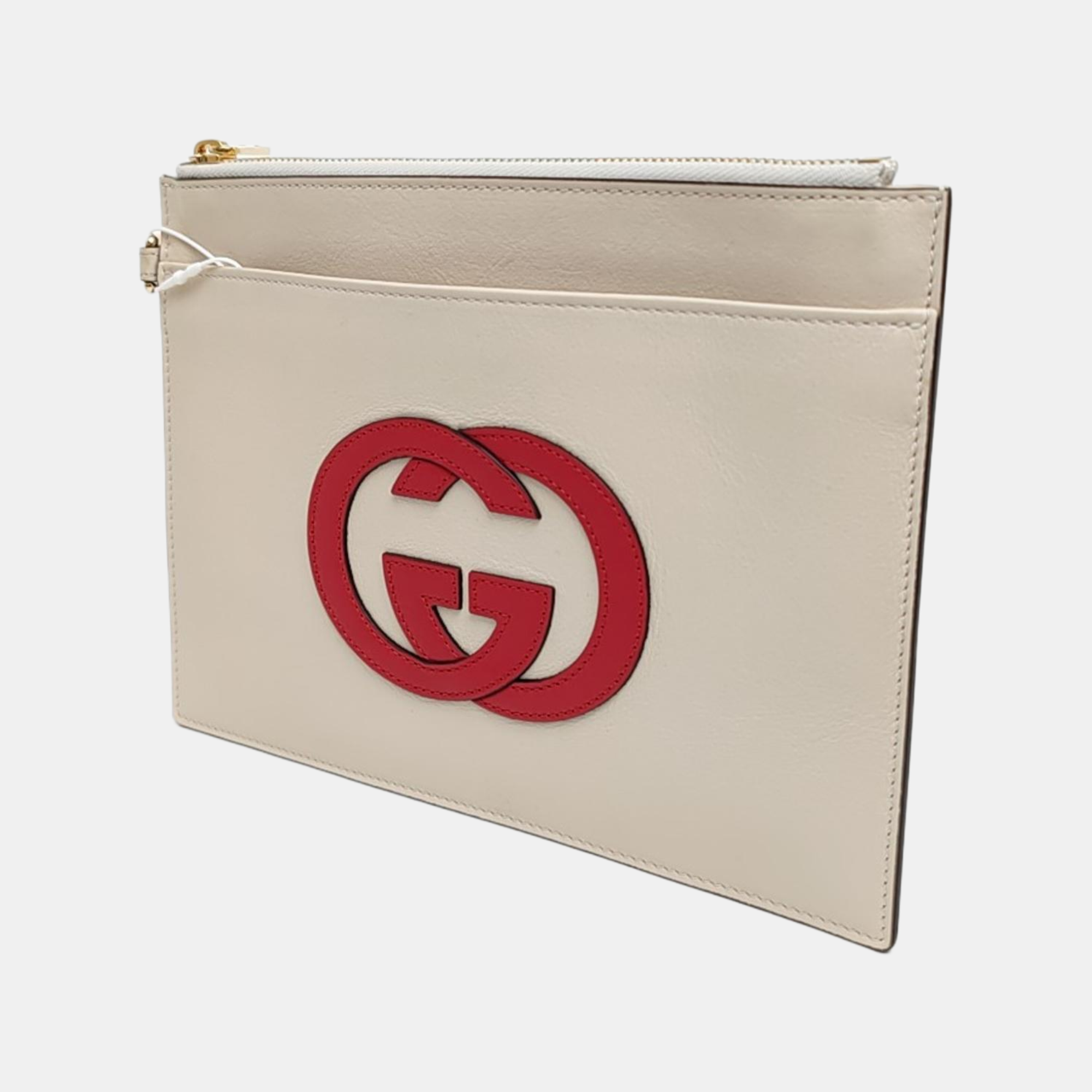 Calfskin Clutch Beige
