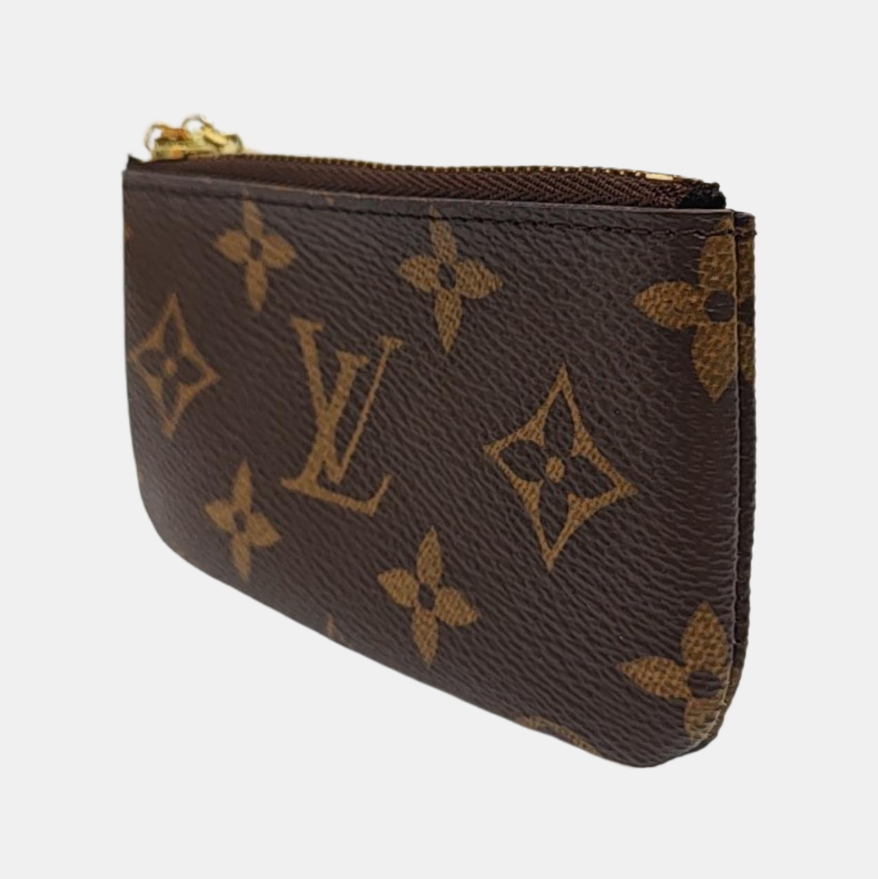Monogram Coated Canvas Coin Purse Brown