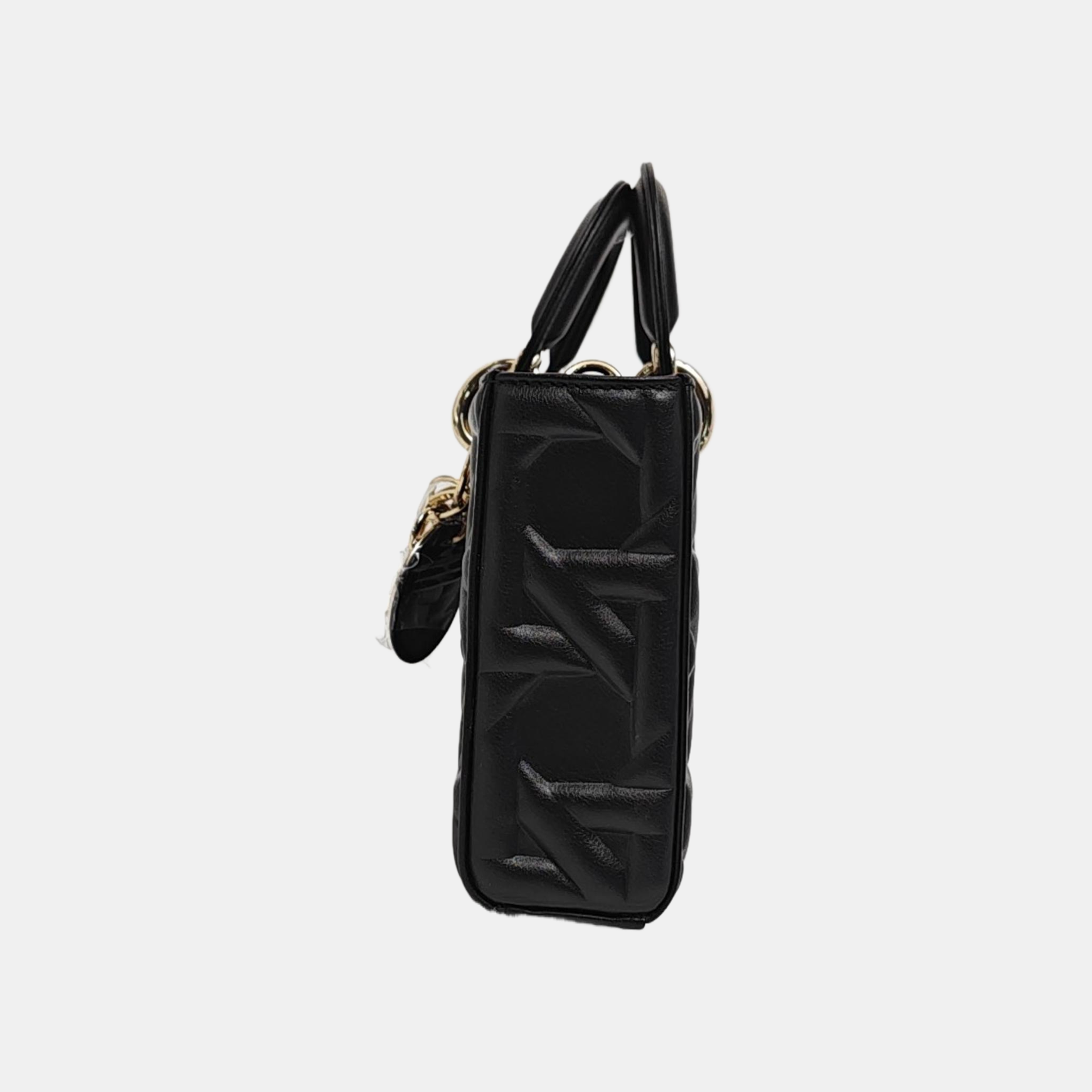 Lady D-Joy Medium Calfskin Black