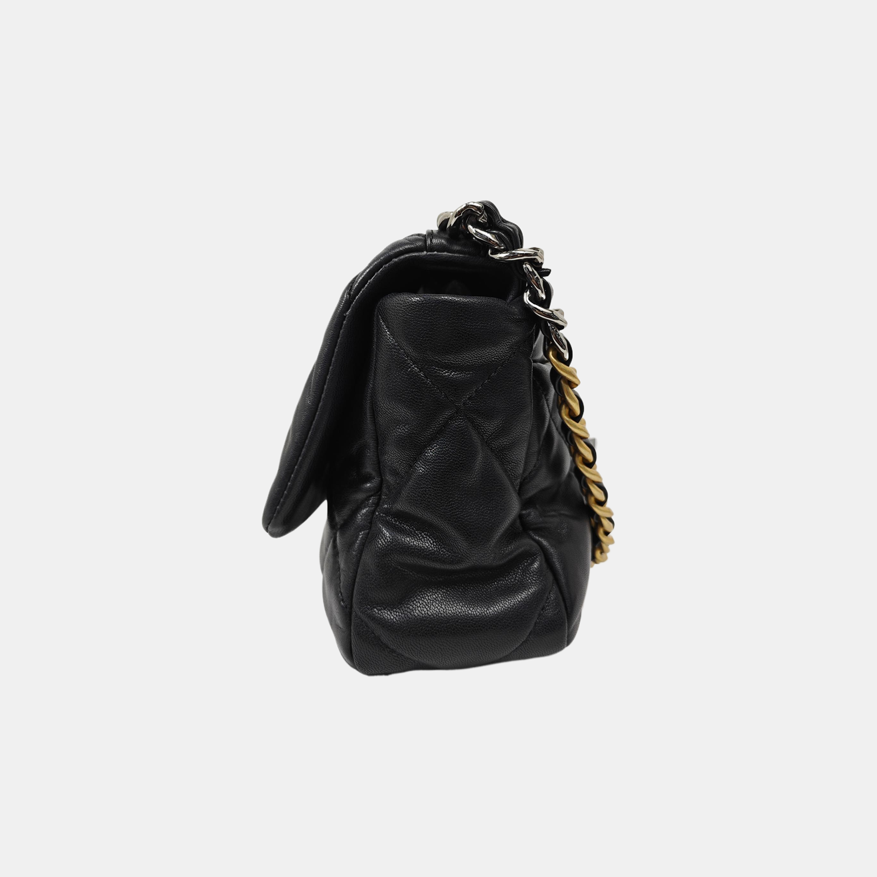 CHANEL 19 Quilted Lambskin Black