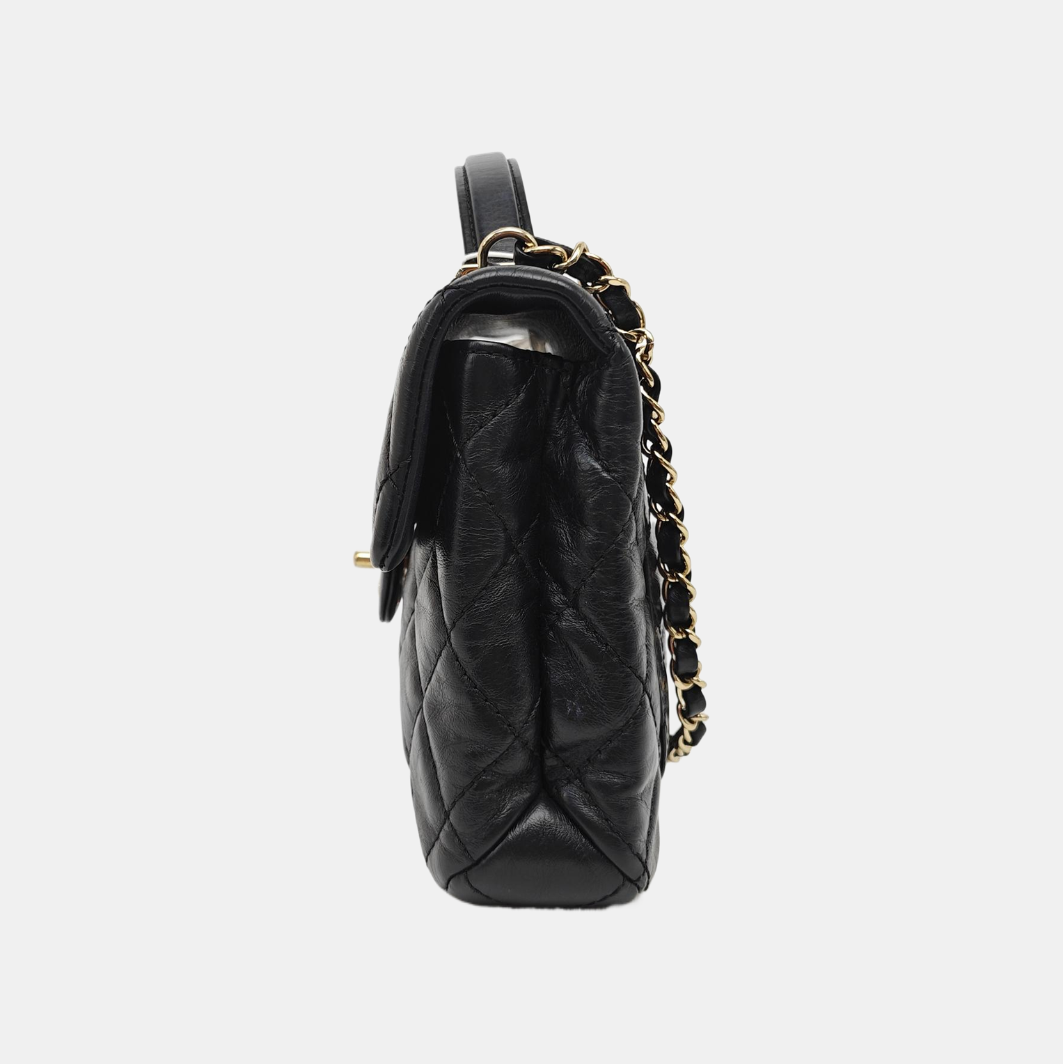 TRENDY CC Quilted Calfskin Black