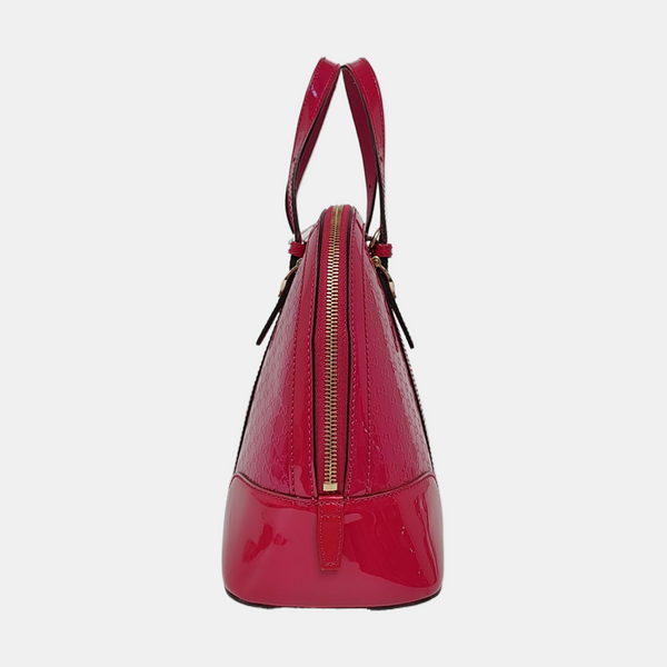 Microguccissima Monogram Calfskin Red