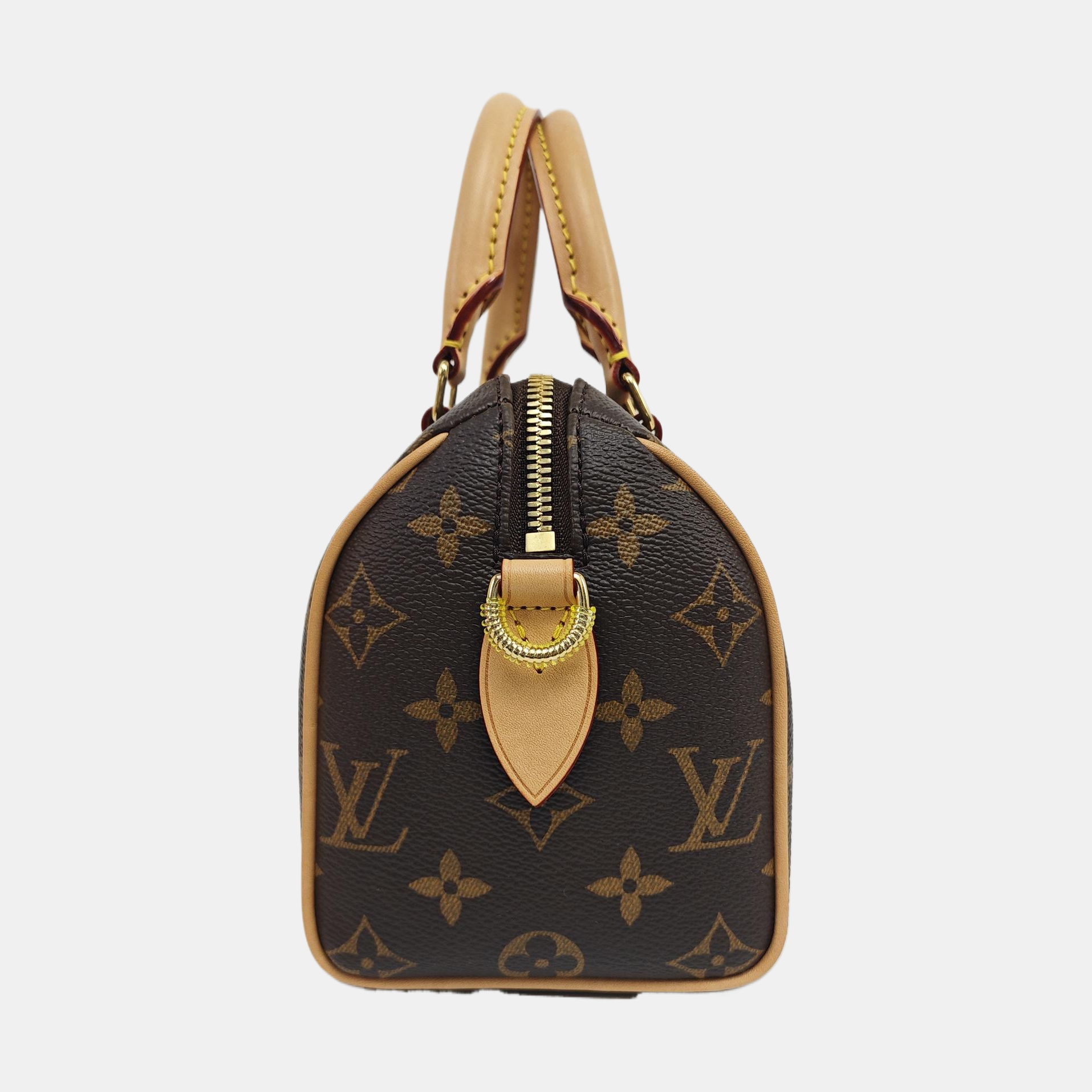 SPEEDY 20 Monogram Coated Canvas Brown