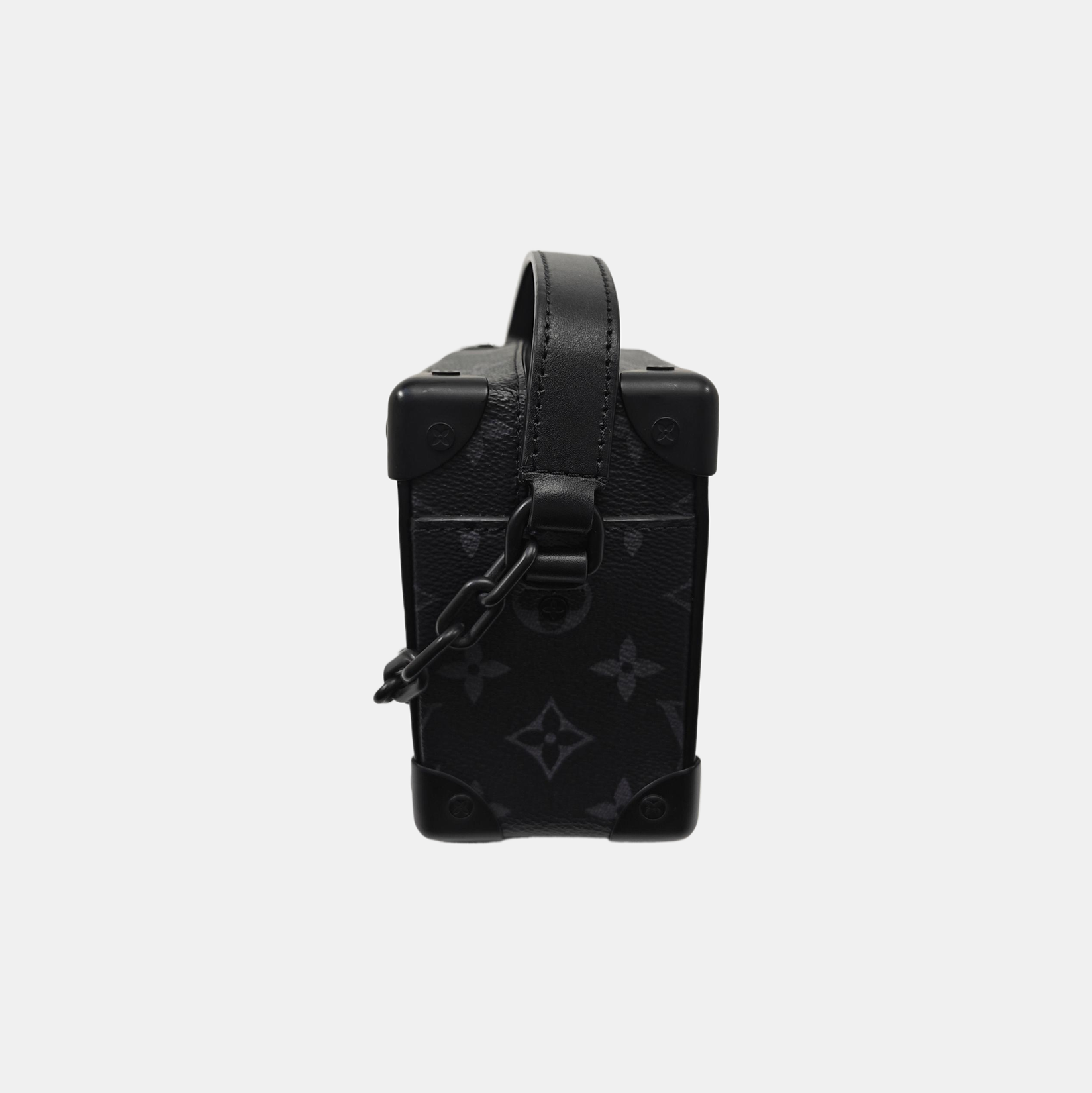 SOFT TRUNK Mini Monogram Coated Canvas Black
