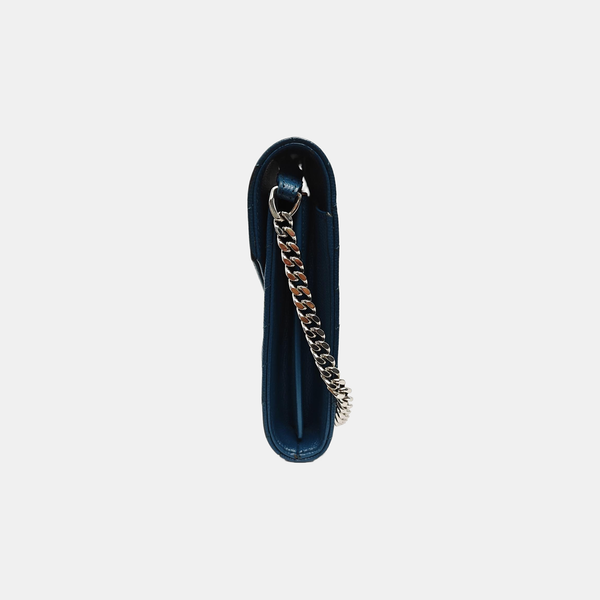 MONOGRAM Medium Chevron Calfskin Blue