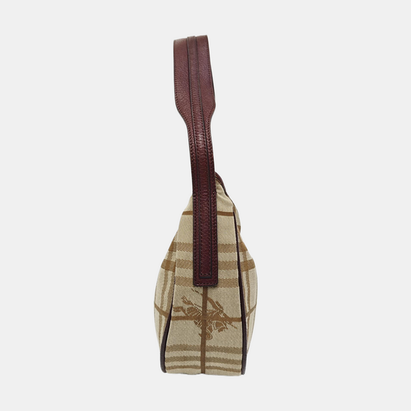Canvas Top Handle Bag Brown