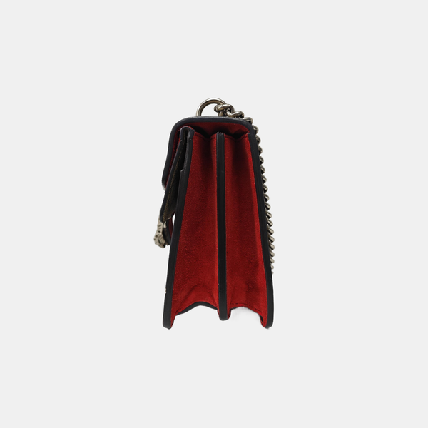 Dionysus Small Monogram Coated Canvas Black