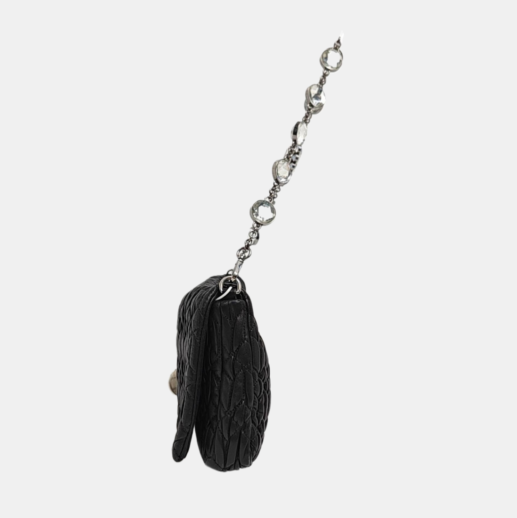 Lambskin Shoulder Bag Black