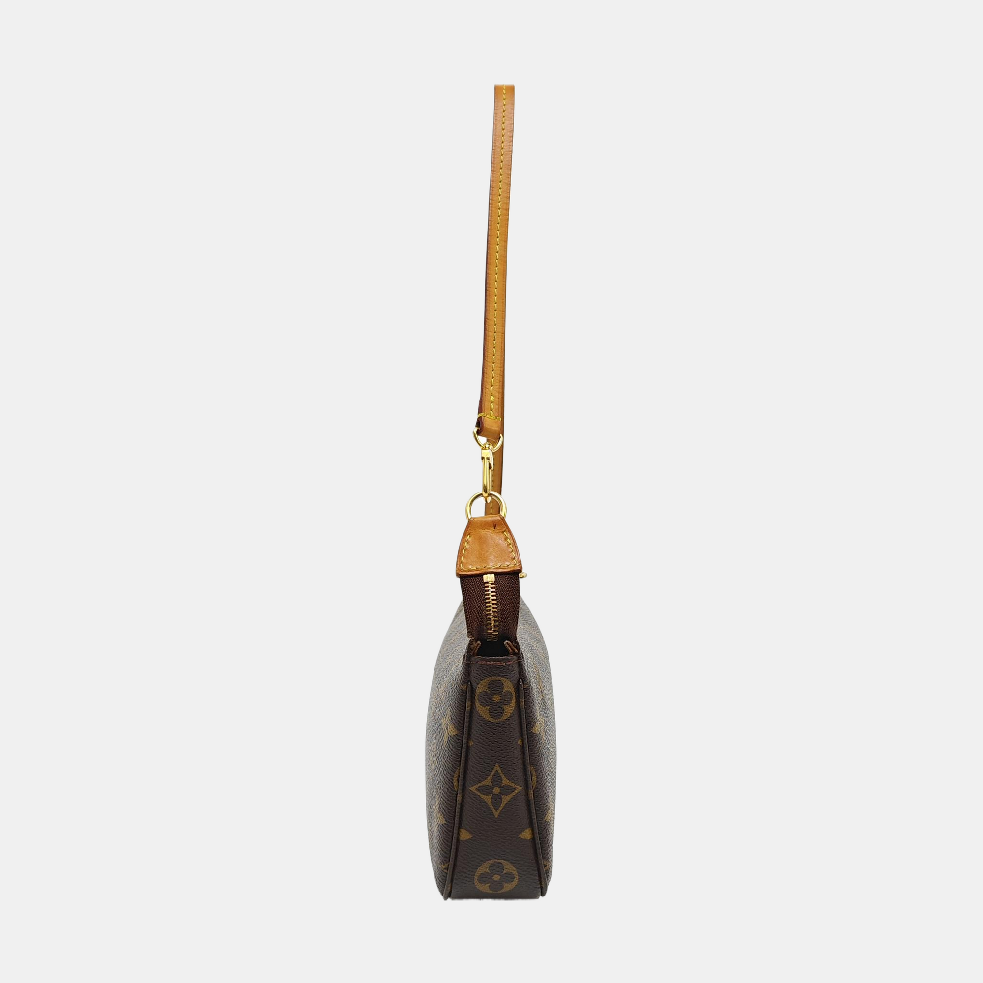 ACCESSOIRES GM Monogram Coated Canvas Brown
