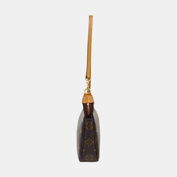 ACCESSOIRES GM Monogram Coated Canvas Brown