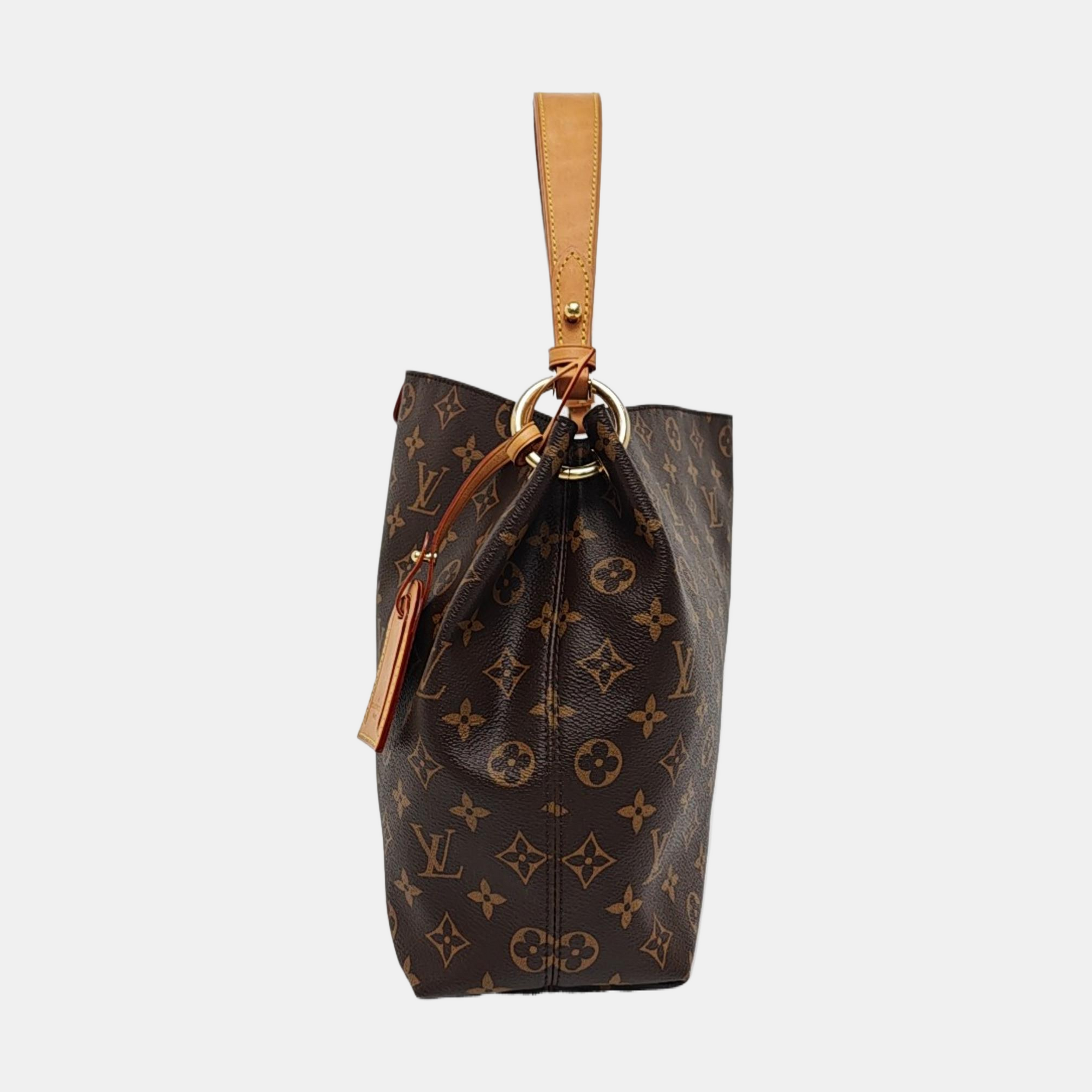 GRACEFUL TPM Monogram Coated Canvas Brown