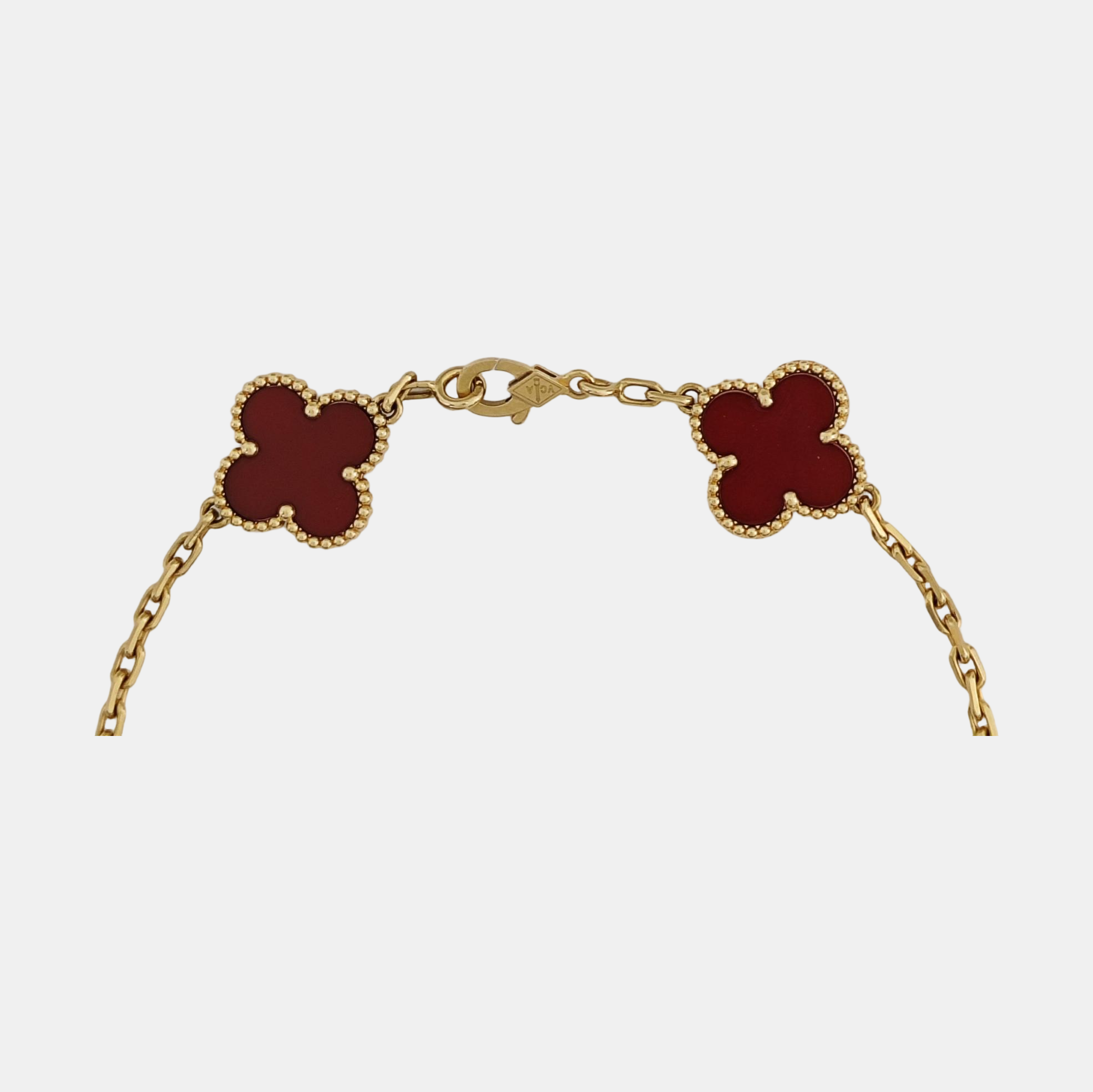 Vintage Alhambra 18k Gold Bracelet